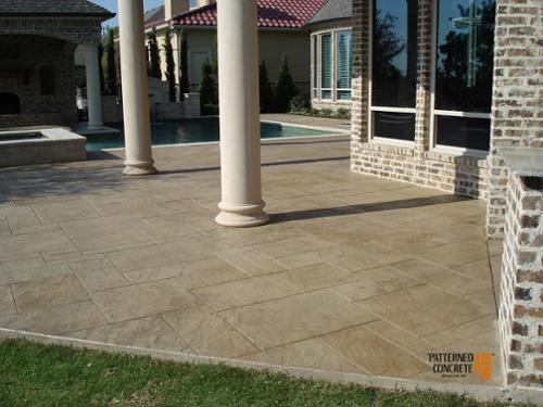 Yorkstone, bone color with pecan tan/beige release
